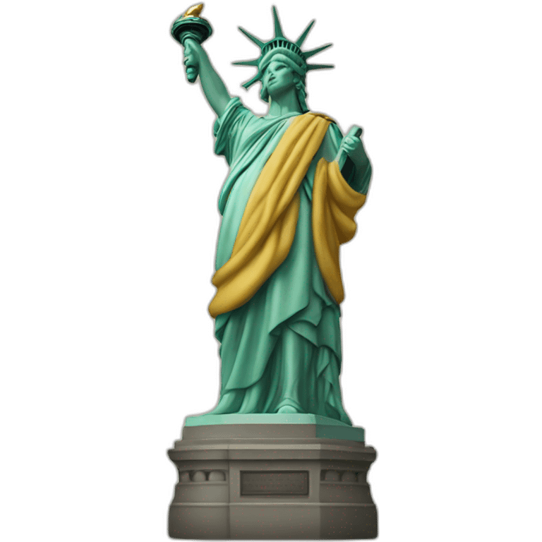 liberty-statue-with-a-kilt emoji