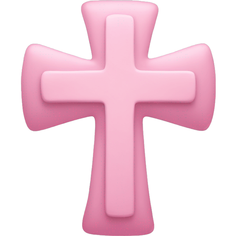 Light Pink cross emoji