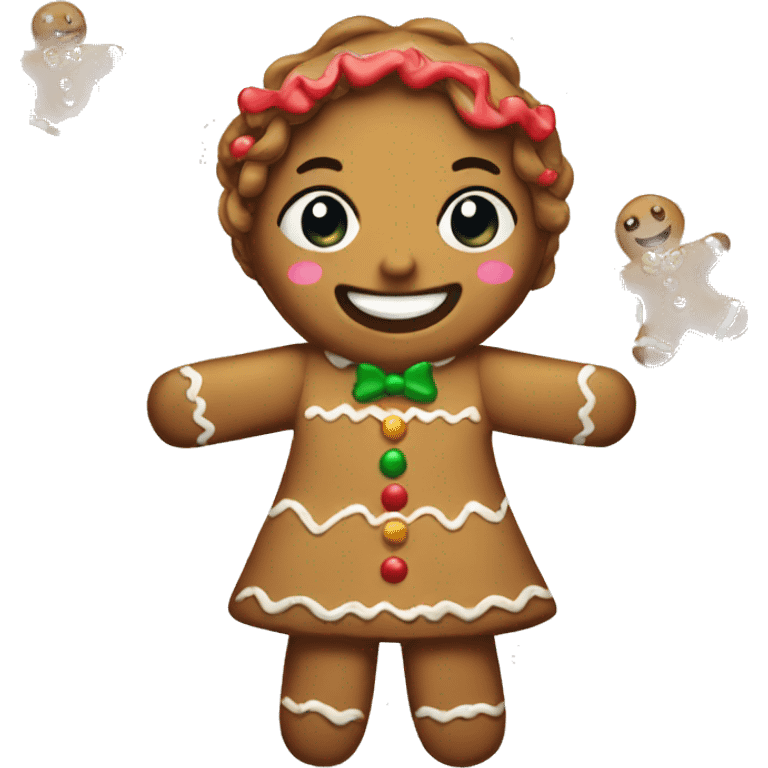 Gingerbread girl  emoji