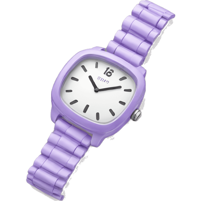  lilac watch emoji