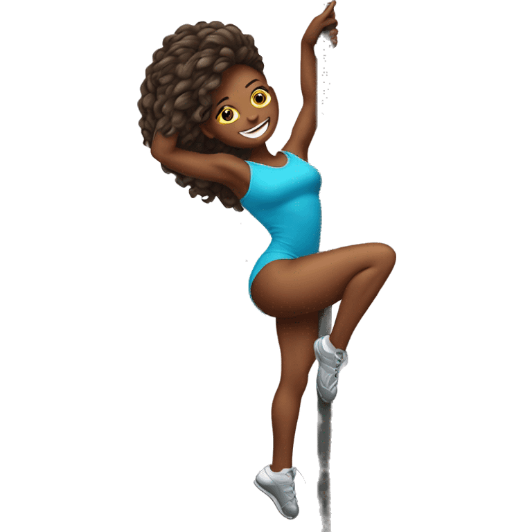 pole sport dance girl emoji