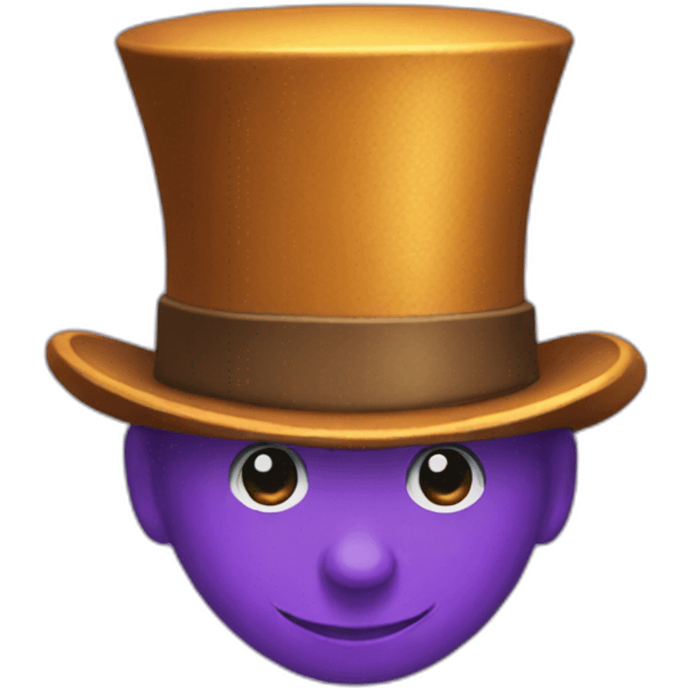 willi wonka hat emoji