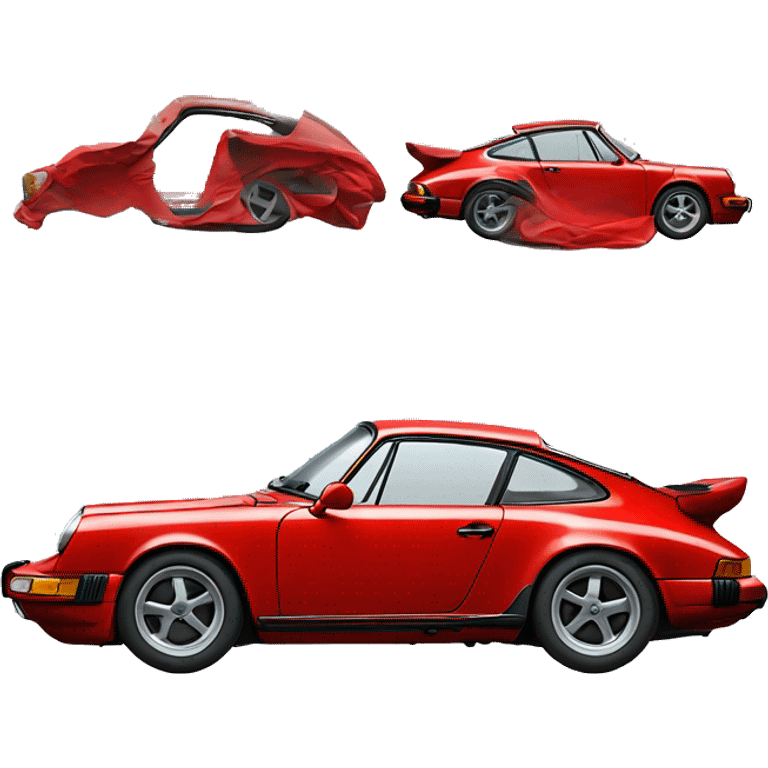 red porsche 911 emoji