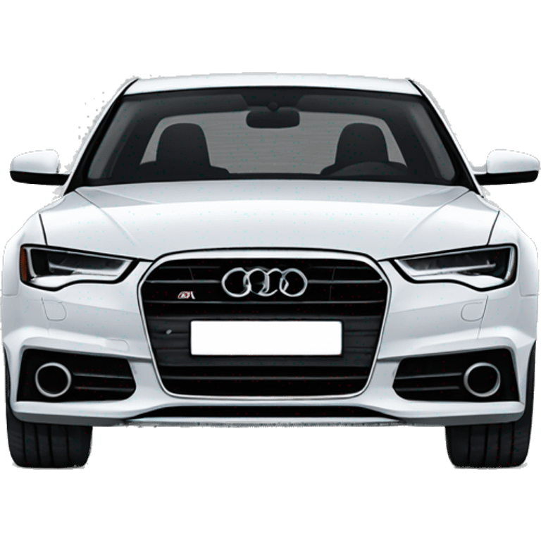 Audi A6 face black emoji