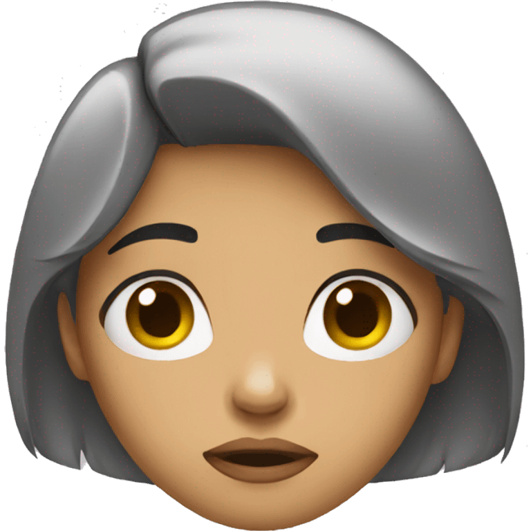 Disappointed girl emoji