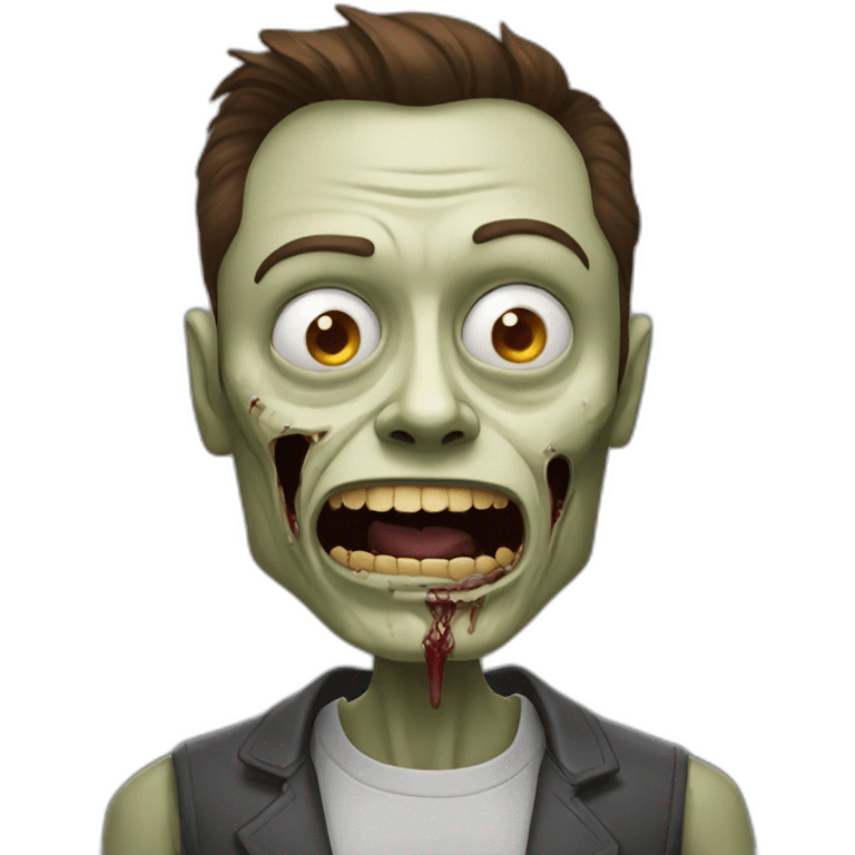 elon musk zombie emoji