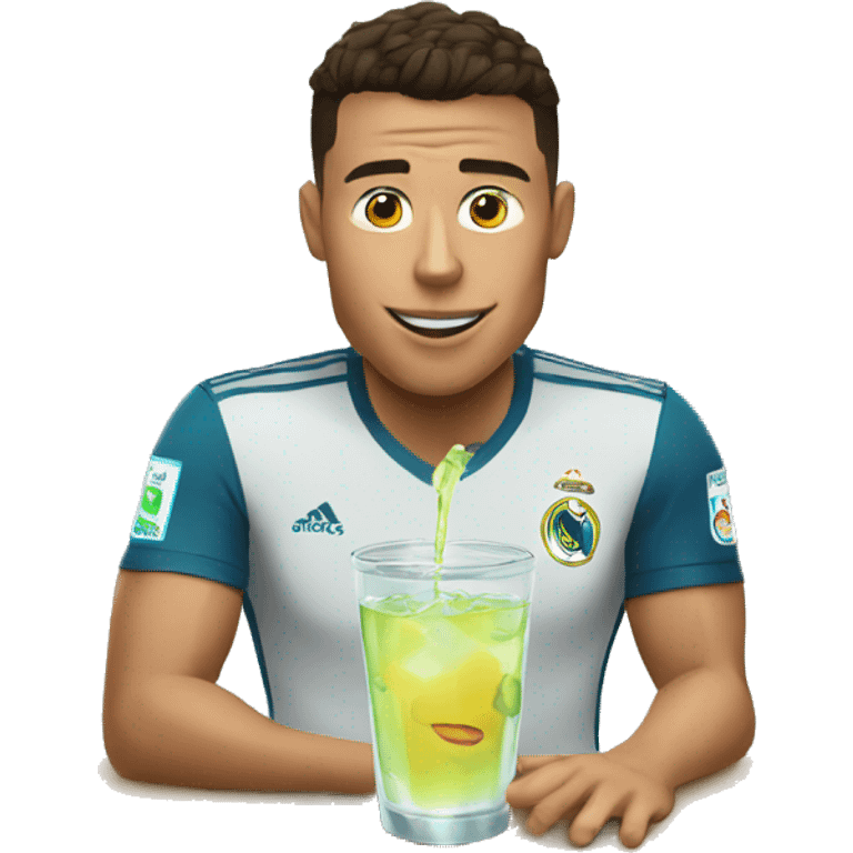 ronaldo drink water emoji