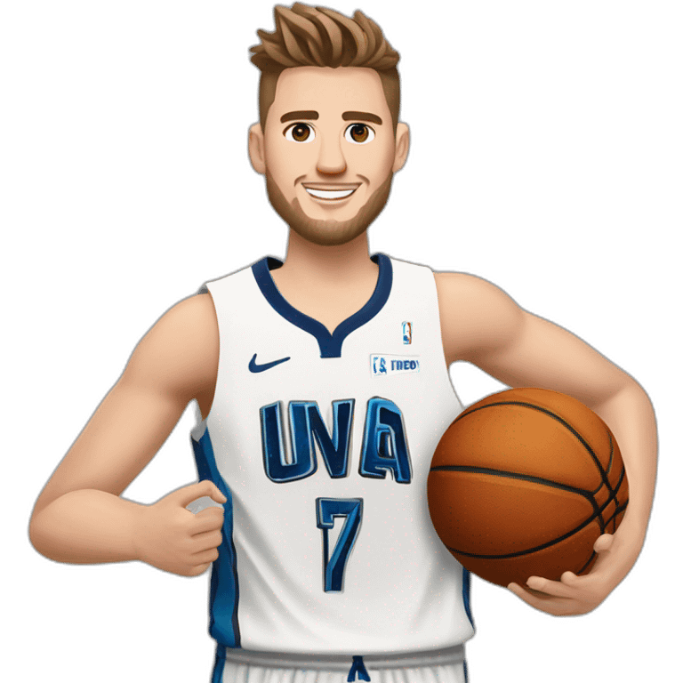 Luka Doncic basketball emoji