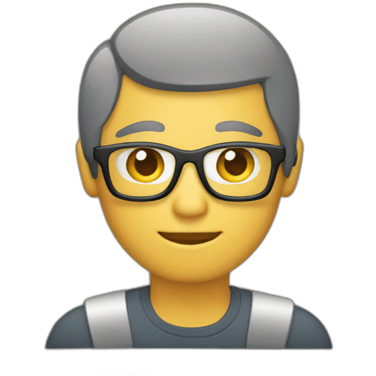 coder on computer emoji