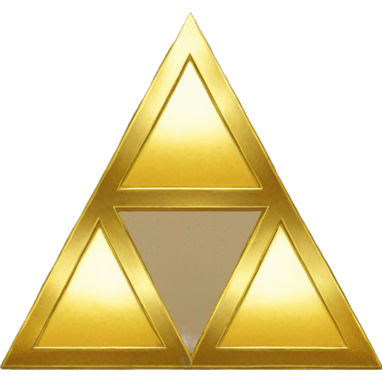 triforce, golden power emoji