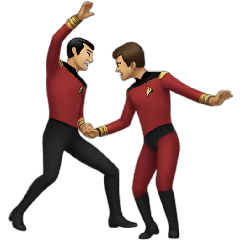 Spok star trek dancing emoji