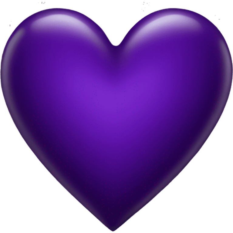 dark purple heart emoji