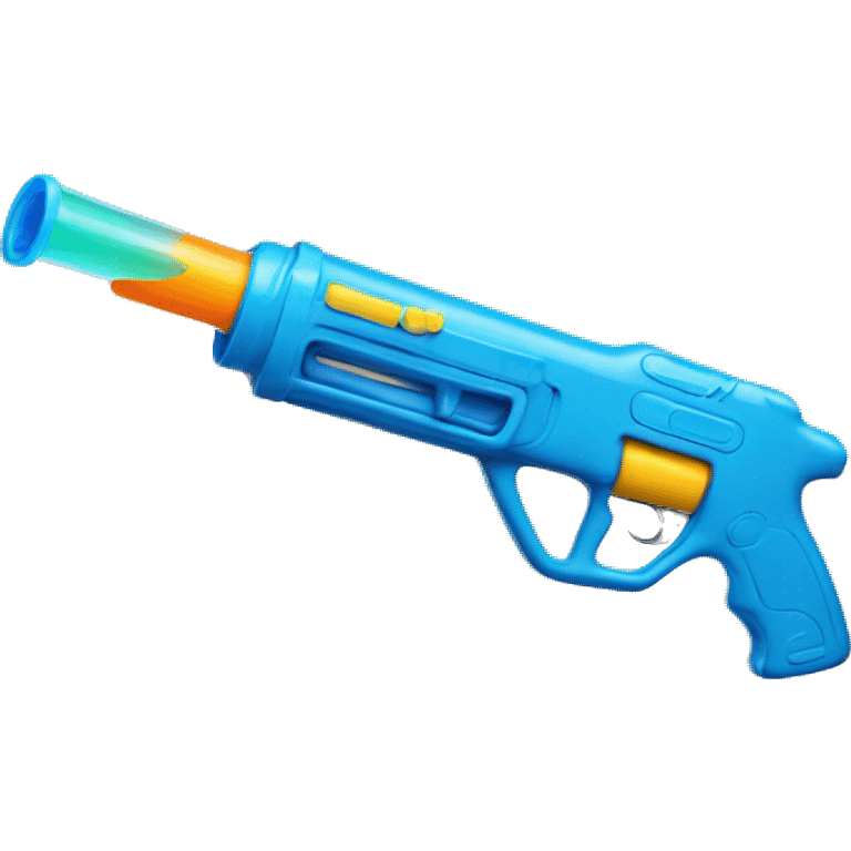 water gun with joke bang emoji