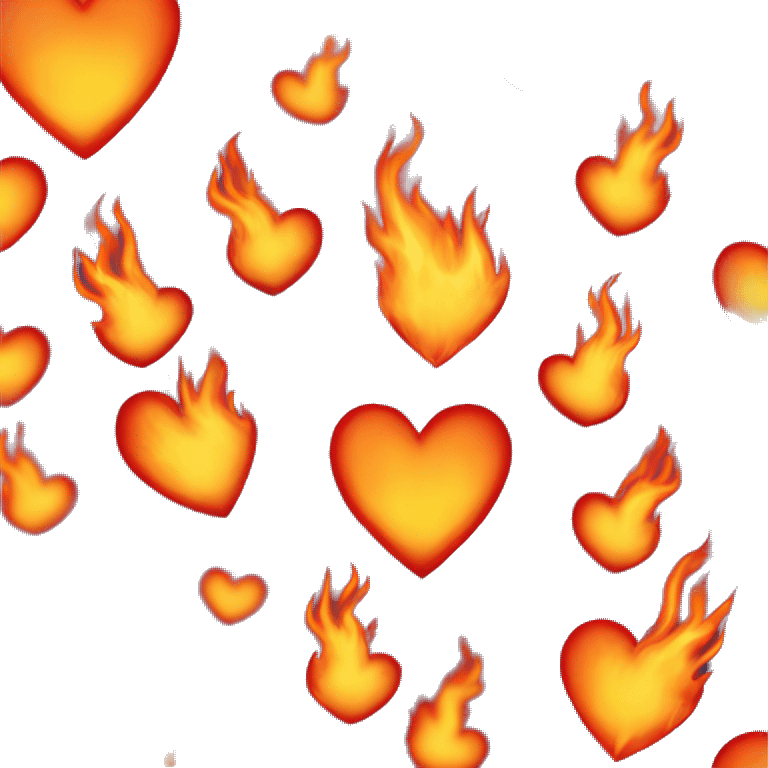 Heart on fire emoji