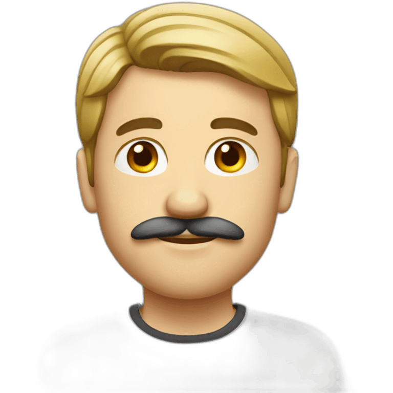 german guy with little mustache emoji