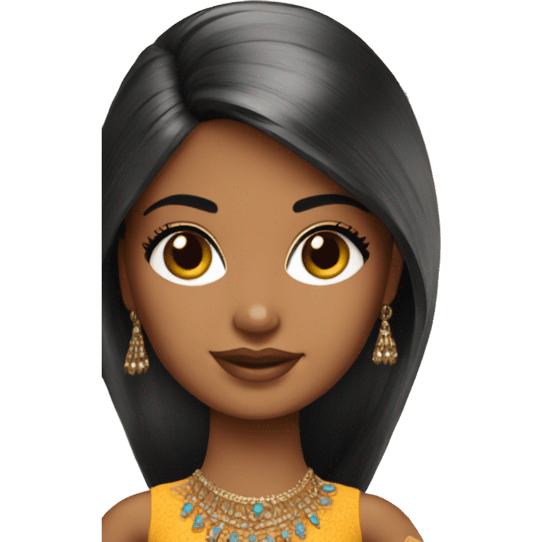 indian barbie doll emoji