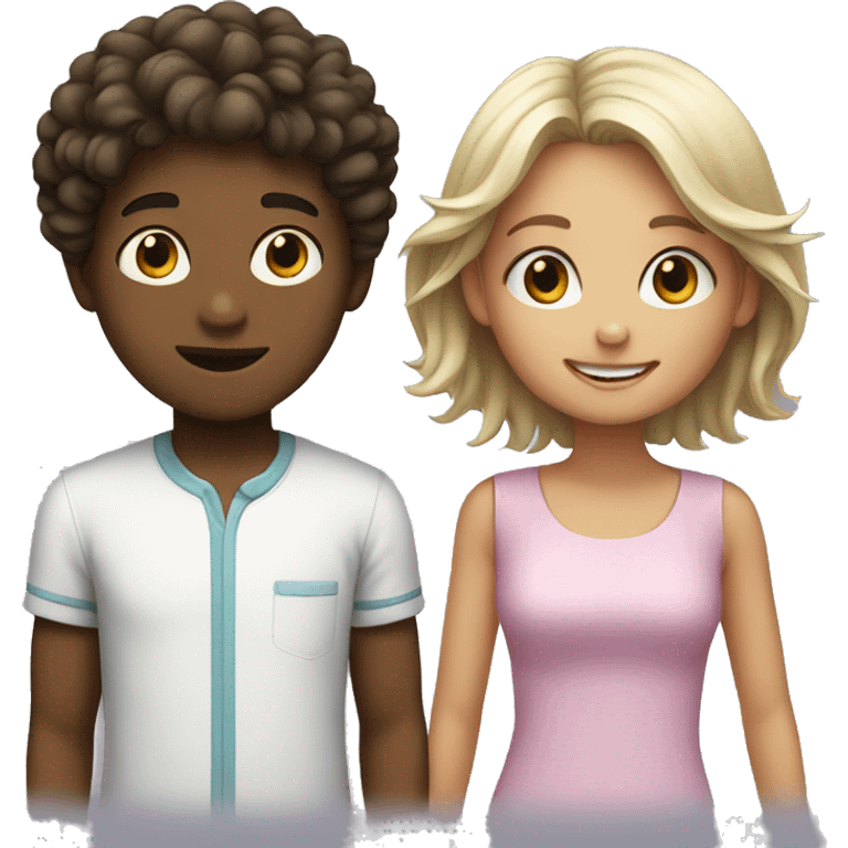 Boy and girl emoji