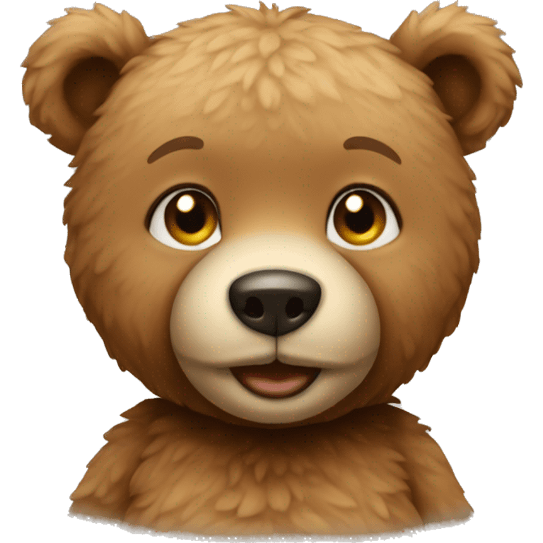 Teddy bear emoji