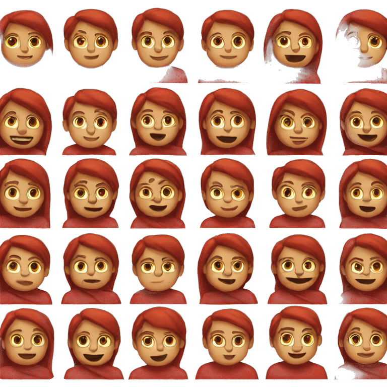 Red emojis emoji