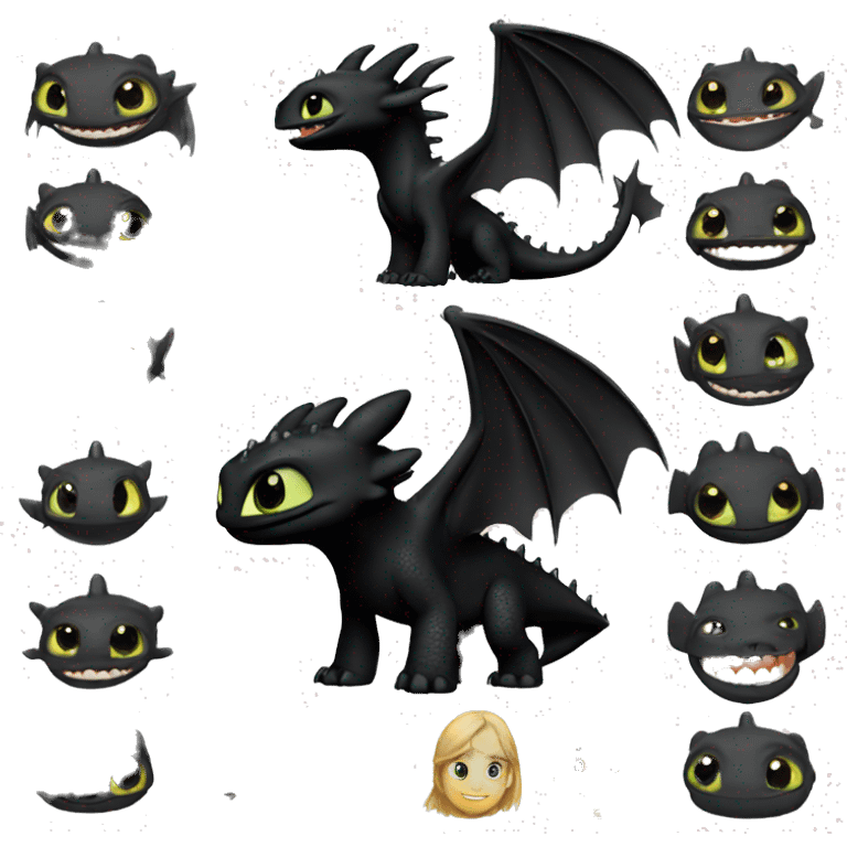 toothless form how to train your dragon  emoji