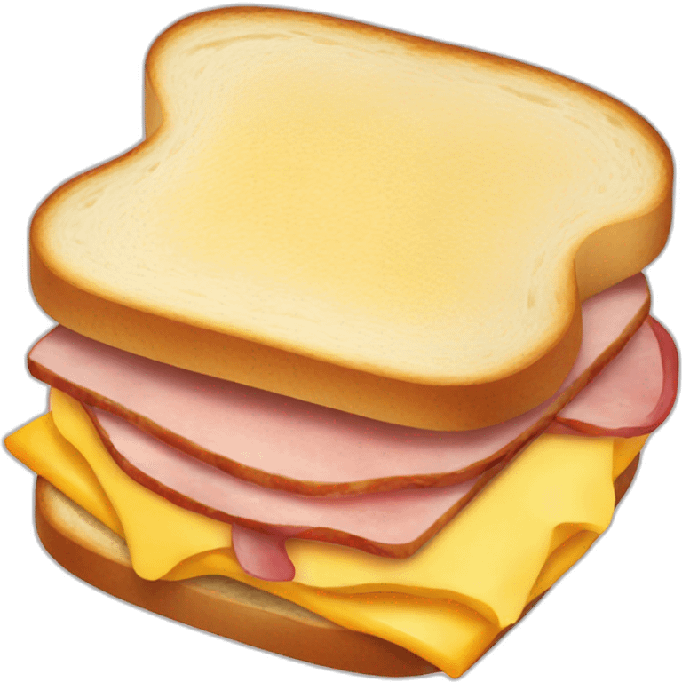 Hot ham and cheese sandwich emoji