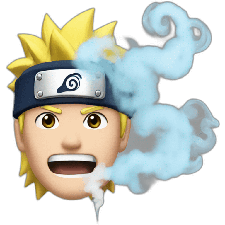 Naruto smoke emoji