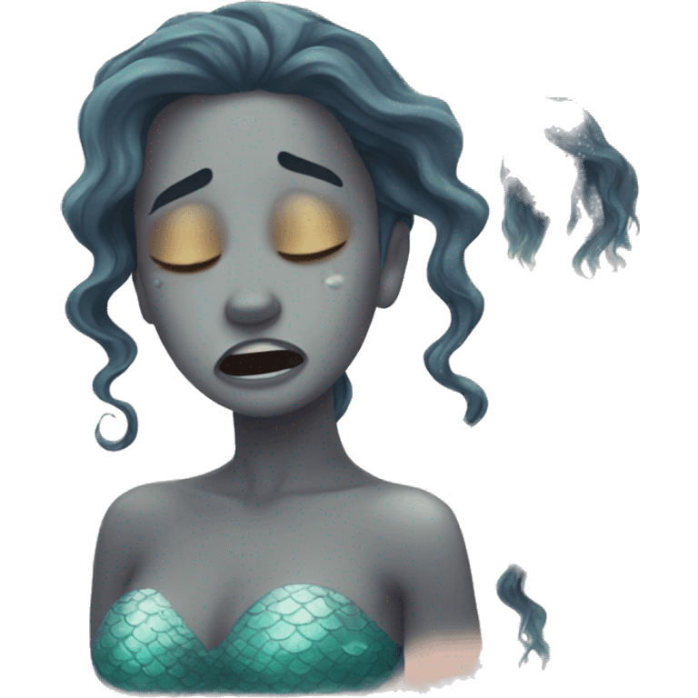 Mermaid crying emoji