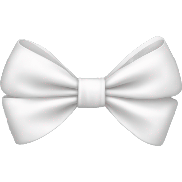 cute white bow emoji