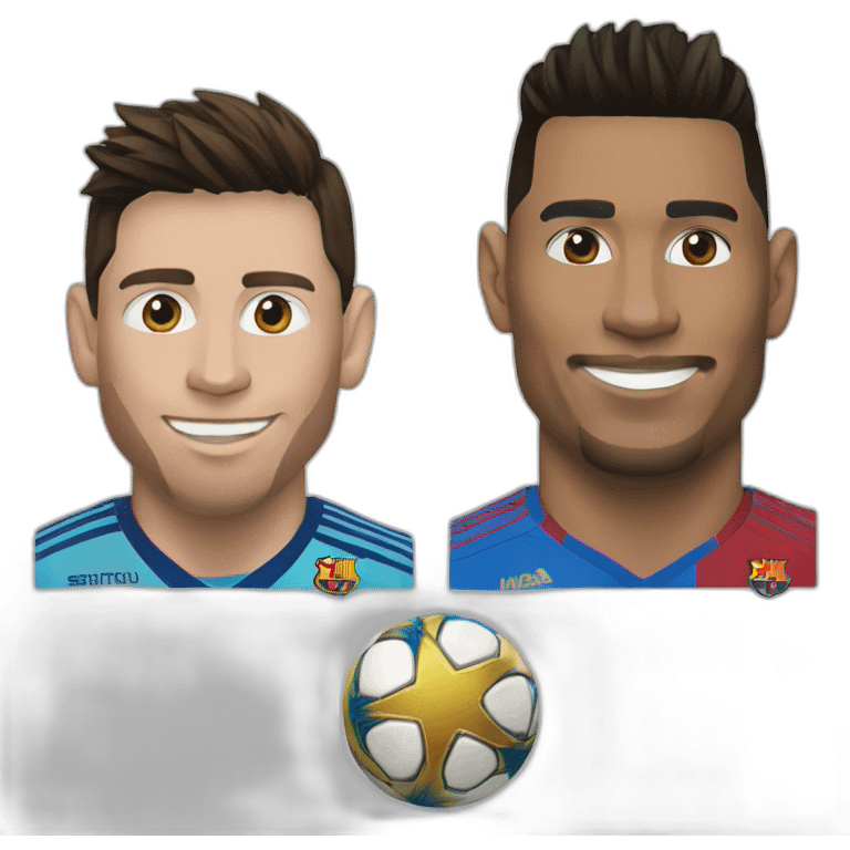 Messi et Ronaldo  emoji