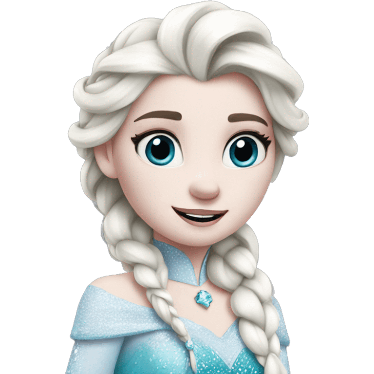 elsa as olaf emoji