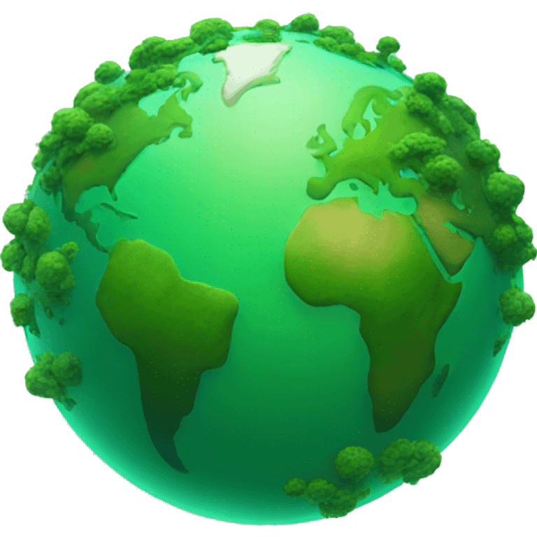 Green planet emoji