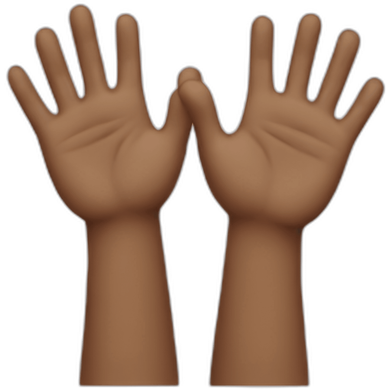 Two Raising hands emoji