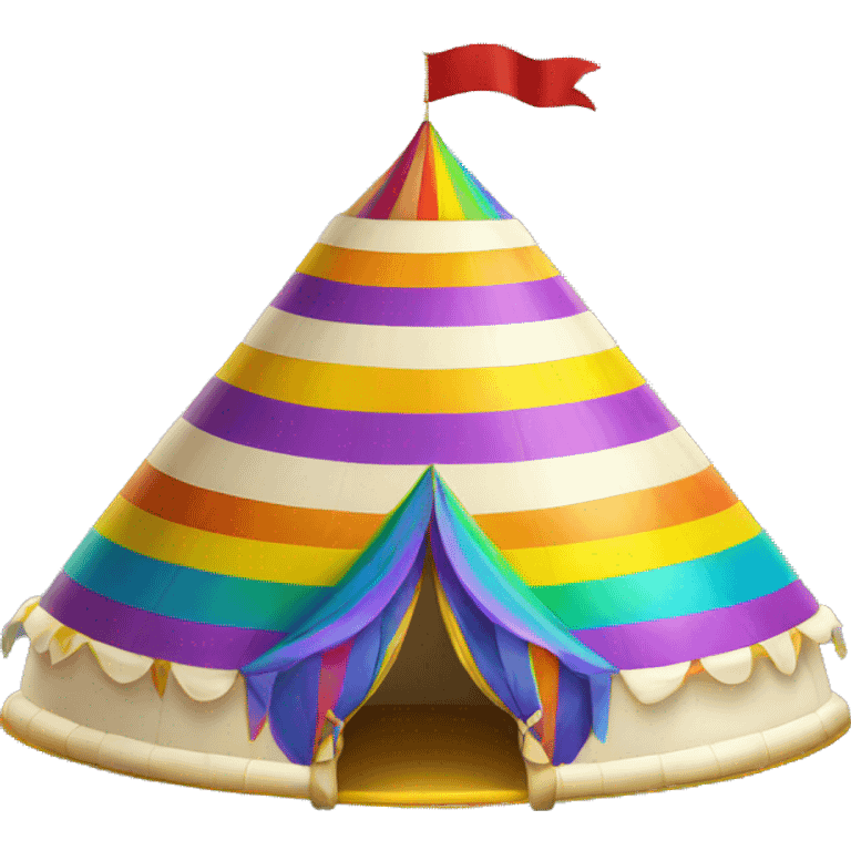 rainbow big top emoji