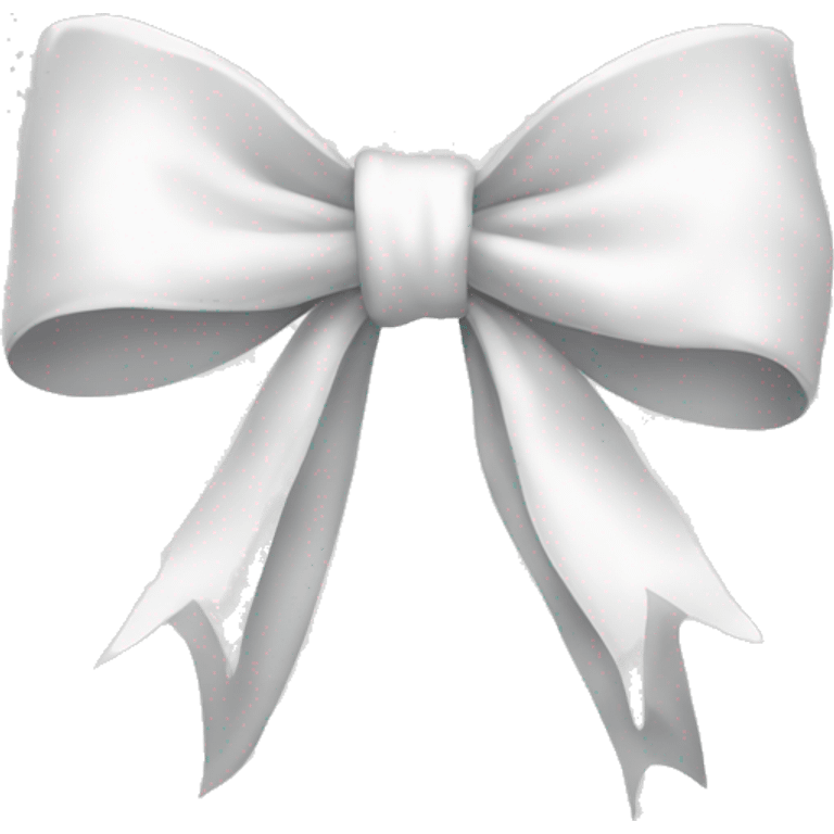 White bow emoji