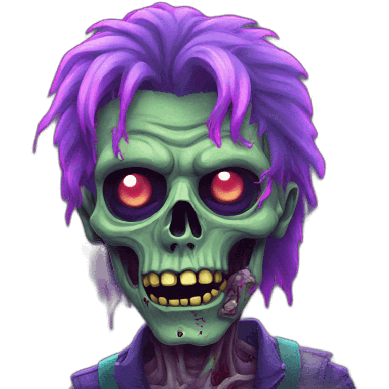 retrowave zombie emoji