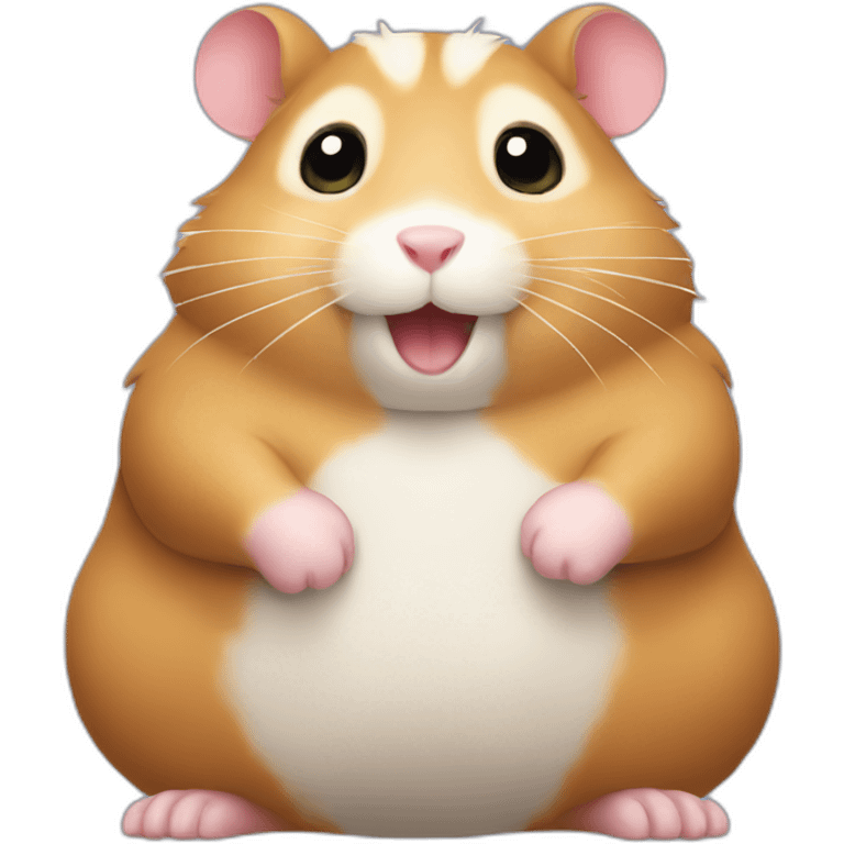 Big hamster emoji