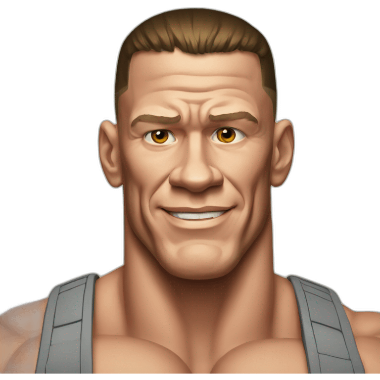 John Cena portrait emoji