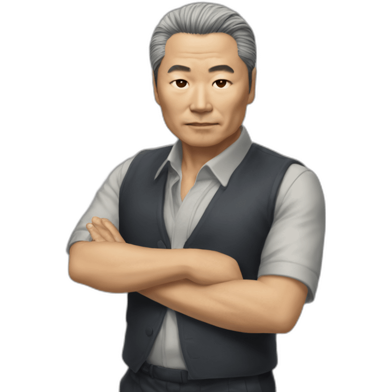 Kitano Takeshi realistic emoji