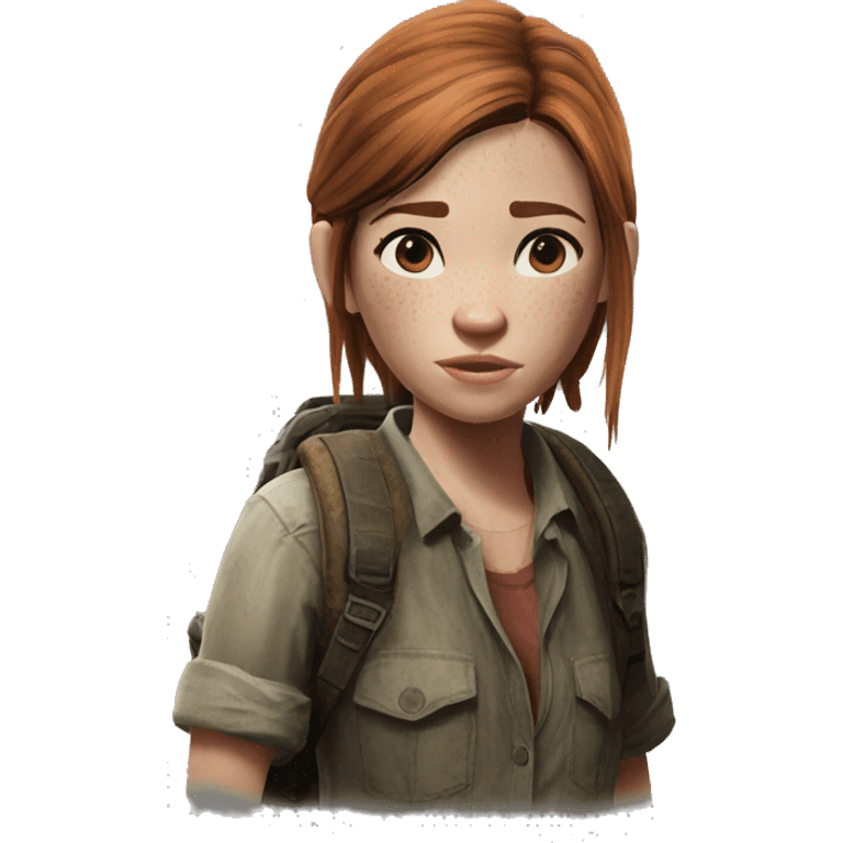 Ellie the last of us Little bit dezoom emoji