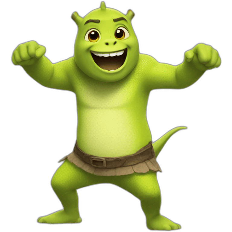 Sherk qui dance emoji