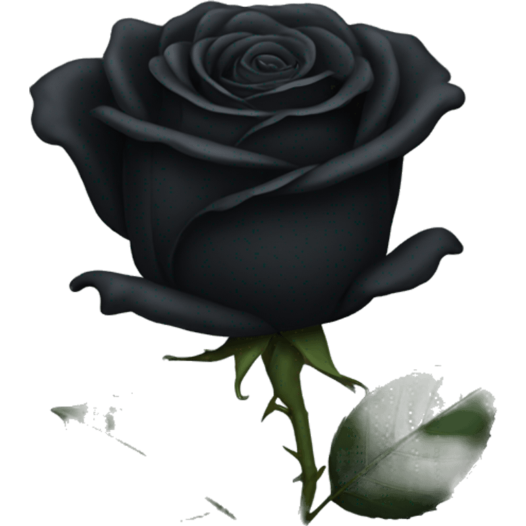 Black rose emoji