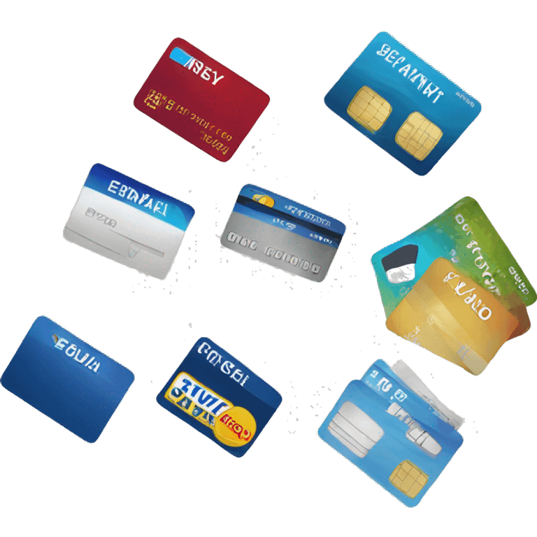 handful of credit cards emoji