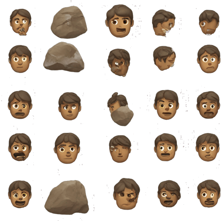 La roca  emoji