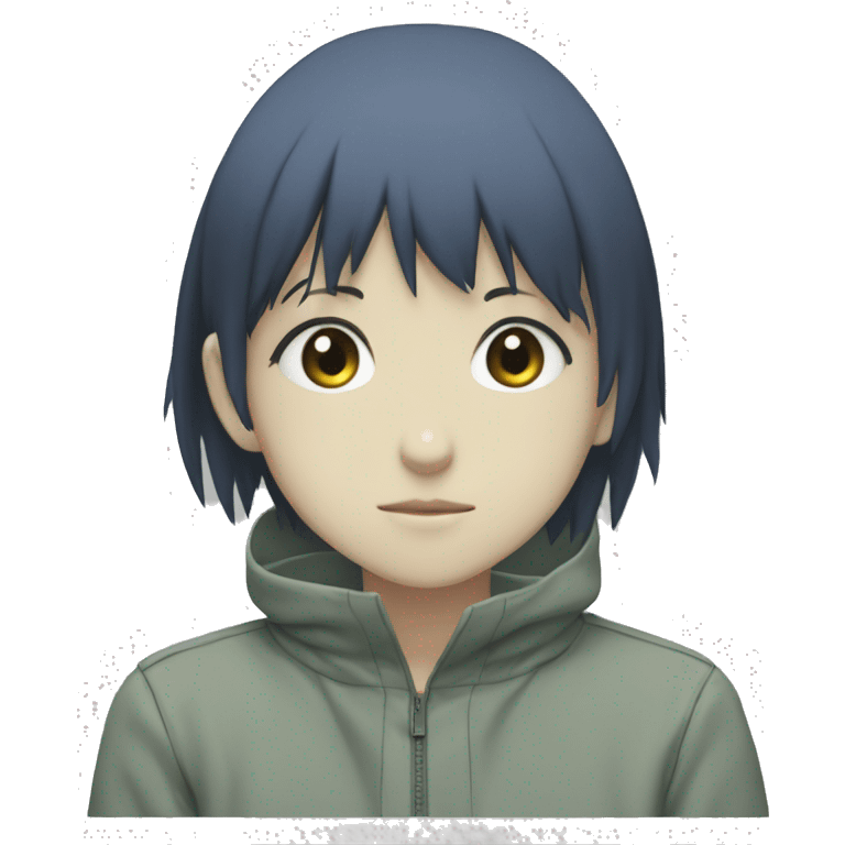 Line Ikora character from anime Serial Experiments Lain emoji