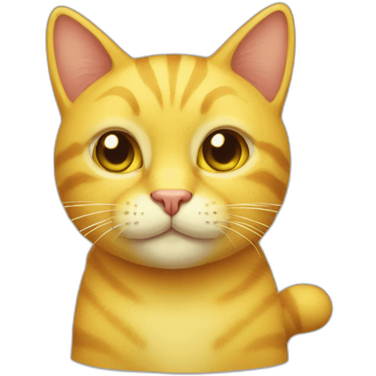 Yellow cat emoji