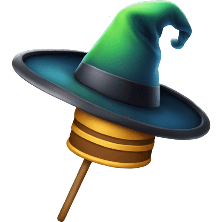 magic hat and sitck emoji