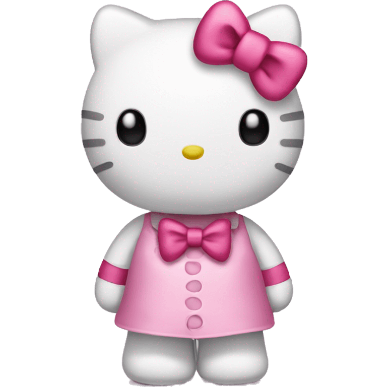 hello kitty with a bow emoji