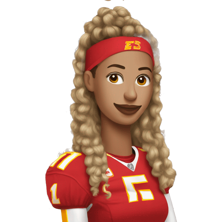 patrick mahomes as a women emoji