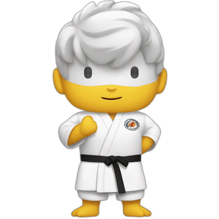 Poulet judoka emoji