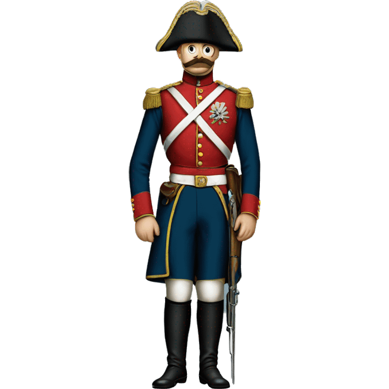 soldier in the Crimean War in full height emoji